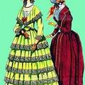 1843г. Домашняя одежда и одежда для выхода на улицу